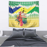 Personalised Malampa Joyeux Noel Tapestry Proud To Be a Ni-Van Sand Drawing Art LT9 - Polynesian Pride