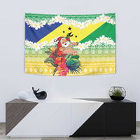 Personalised Malampa Joyeux Noel Tapestry Proud To Be a Ni-Van Sand Drawing Art LT9 - Polynesian Pride