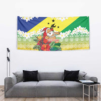 Personalised Malampa Joyeux Noel Tapestry Proud To Be a Ni-Van Sand Drawing Art LT9 - Polynesian Pride