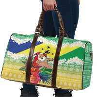 Personalised Malampa Joyeux Noel Travel Bag Proud To Be a Ni-Van Sand Drawing Art LT9 - Polynesian Pride