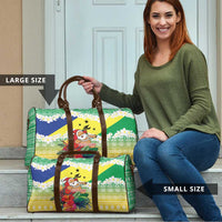 Personalised Malampa Joyeux Noel Travel Bag Proud To Be a Ni-Van Sand Drawing Art LT9 - Polynesian Pride
