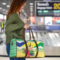 Personalised Malampa Joyeux Noel Travel Bag Proud To Be a Ni-Van Sand Drawing Art LT9 - Polynesian Pride