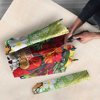 Personalised Malampa Joyeux Noel Umbrella Proud To Be a Ni-Van Sand Drawing Art LT9 - Polynesian Pride