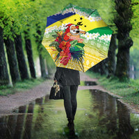 Personalised Malampa Joyeux Noel Umbrella Proud To Be a Ni-Van Sand Drawing Art LT9 - Polynesian Pride