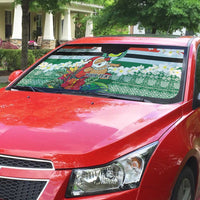 Personalised Penama Joyeux Noel Auto Sun Shade Proud To Be a Ni-Van Sand Drawing Art LT9 - Polynesian Pride