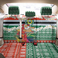 Personalised Penama Joyeux Noel Back Car Seat Cover Proud To Be a Ni-Van Sand Drawing Art - Polynesian Pride