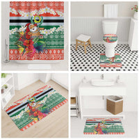 Personalised Penama Joyeux Noel Bathroom Set Proud To Be a Ni-Van Sand Drawing Art - Polynesian Pride