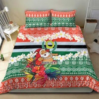 Personalised Penama Joyeux Noel Bedding Set Proud To Be a Ni-Van Sand Drawing Art - Polynesian Pride