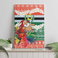 Personalised Penama Joyeux Noel Canvas Wall Art Proud To Be a Ni-Van Sand Drawing Art - Polynesian Pride