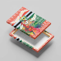 Personalised Penama Joyeux Noel Canvas Wall Art Proud To Be a Ni-Van Sand Drawing Art - Polynesian Pride