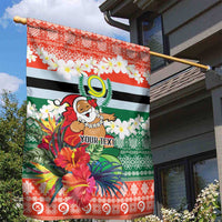 Personalised Penama Joyeux Noel Garden Flag Proud To Be a Ni-Van Sand Drawing Art - Polynesian Pride