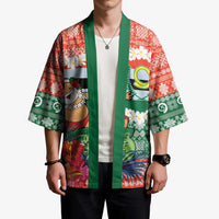 Personalised Penama Joyeux Noel Kimono Proud To Be a Ni-Van Sand Drawing Art - Polynesian Pride