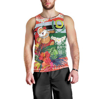 Personalised Penama Joyeux Noel Men Tank Top Proud To Be a Ni-Van Sand Drawing Art - Polynesian Pride