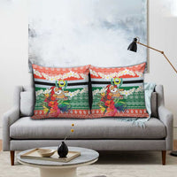 Personalised Penama Joyeux Noel Pillow Cover Proud To Be a Ni-Van Sand Drawing Art LT9 - Polynesian Pride