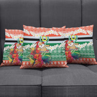 Personalised Penama Joyeux Noel Pillow Cover Proud To Be a Ni-Van Sand Drawing Art LT9 - Polynesian Pride