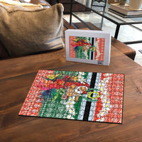 Personalised Penama Joyeux Noel Puzzle Proud To Be a Ni-Van Sand Drawing Art LT9 - Polynesian Pride