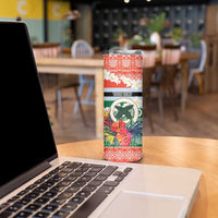Personalised Penama Joyeux Noel Skinny Tumbler Proud To Be a Ni-Van Sand Drawing Art LT9 - Polynesian Pride