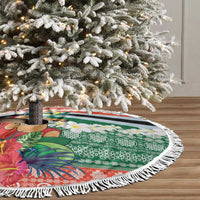 Penama Joyeux Noel Tree Skirt Proud To Be a Ni-Van Sand Drawing Art LT9 - Polynesian Pride