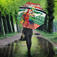 Personalised Penama Joyeux Noel Umbrella Proud To Be a Ni-Van Sand Drawing Art LT9 - Polynesian Pride