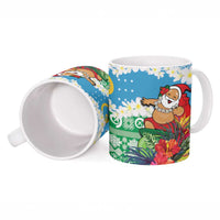 Personalised Sanma Joyeux Noel Ceramic Mug Proud To Be a Ni-Van Sand Drawing Art LT9 - Polynesian Pride
