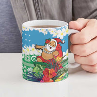 Personalised Sanma Joyeux Noel Ceramic Mug Proud To Be a Ni-Van Sand Drawing Art LT9 - Polynesian Pride