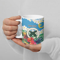 Personalised Sanma Joyeux Noel Ceramic Mug Proud To Be a Ni-Van Sand Drawing Art LT9 - Polynesian Pride