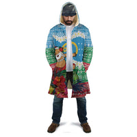 Personalised Sanma Joyeux Noel Cloak Proud To Be a Ni-Van Sand Drawing Art - Polynesian Pride