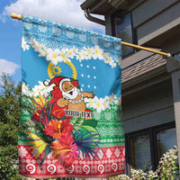 Personalised Sanma Joyeux Noel Garden Flag Proud To Be a Ni-Van Sand Drawing Art - Polynesian Pride