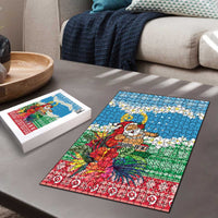 Personalised Sanma Joyeux Noel Puzzle Proud To Be a Ni-Van Sand Drawing Art LT9 - Polynesian Pride