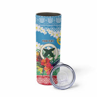 Personalised Sanma Joyeux Noel Skinny Tumbler Proud To Be a Ni-Van Sand Drawing Art LT9 - Polynesian Pride