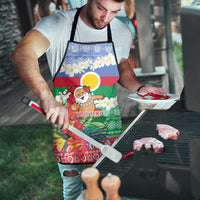 Personalised Shefa Joyeux Noel Apron Proud To Be a Ni-Van Sand Drawing Art LT9 - Polynesian Pride