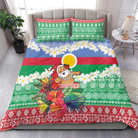 Personalised Shefa Joyeux Noel Bedding Set Proud To Be a Ni-Van Sand Drawing Art - Polynesian Pride