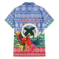 Personalised Shefa Joyeux Noel Family Matching Off Shoulder Maxi Dress and Hawaiian Shirt Proud To Be a Ni-Van Sand Drawing Art - Polynesian Pride