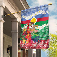 Personalised Shefa Joyeux Noel Garden Flag Proud To Be a Ni-Van Sand Drawing Art - Polynesian Pride