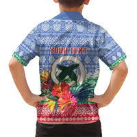 Personalised Shefa Joyeux Noel Hawaiian Shirt Proud To Be a Ni-Van Sand Drawing Art - Polynesian Pride