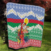 Personalised Shefa Joyeux Noel Quilt Proud To Be a Ni-Van Sand Drawing Art - Polynesian Pride