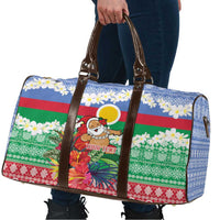 Personalised Shefa Joyeux Noel Travel Bag Proud To Be a Ni-Van Sand Drawing Art LT9 - Polynesian Pride