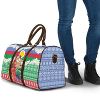Personalised Shefa Joyeux Noel Travel Bag Proud To Be a Ni-Van Sand Drawing Art LT9 - Polynesian Pride