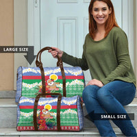 Personalised Shefa Joyeux Noel Travel Bag Proud To Be a Ni-Van Sand Drawing Art LT9 - Polynesian Pride