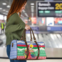Personalised Shefa Joyeux Noel Travel Bag Proud To Be a Ni-Van Sand Drawing Art LT9 - Polynesian Pride
