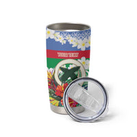 Personalised Shefa Joyeux Noel Tumbler Cup Proud To Be a Ni-Van Sand Drawing Art LT9 - Polynesian Pride