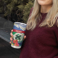 Personalised Shefa Joyeux Noel Tumbler Cup Proud To Be a Ni-Van Sand Drawing Art LT9 - Polynesian Pride