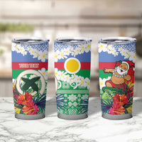 Personalised Shefa Joyeux Noel Tumbler Cup Proud To Be a Ni-Van Sand Drawing Art LT9 - Polynesian Pride