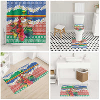 Personalised Tafea Joyeux Noel Bathroom Set Proud To Be a Ni-Van Sand Drawing Art - Polynesian Pride
