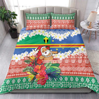 Personalised Tafea Joyeux Noel Bedding Set Proud To Be a Ni-Van Sand Drawing Art - Polynesian Pride