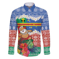 Personalised Tafea Joyeux Noel Family Matching Long Sleeve Bodycon Dress and Hawaiian Shirt Proud To Be a Ni-Van Sand Drawing Art - Polynesian Pride