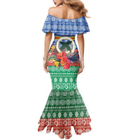 Personalised Tafea Joyeux Noel Mermaid Dress Proud To Be a Ni-Van Sand Drawing Art - Polynesian Pride