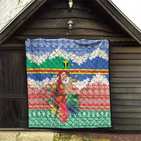 Personalised Tafea Joyeux Noel Quilt Proud To Be a Ni-Van Sand Drawing Art - Polynesian Pride