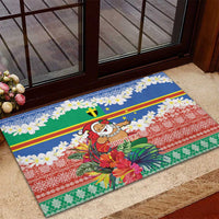 Personalised Tafea Joyeux Noel Rubber Doormat Proud To Be a Ni-Van Sand Drawing Art LT9 - Polynesian Pride