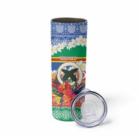 Personalised Tafea Joyeux Noel Skinny Tumbler Proud To Be a Ni-Van Sand Drawing Art LT9 - Polynesian Pride